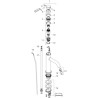 Mitigeur de lavabo 110 Tecturis S CoolStart avec tirette et vidage, Chrome Réf. 73314000