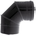 Coude concentrique BIOTEN 87 inox/galva D 100 / 150 réf. 470910