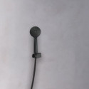 Ensemble de douche avec support mural, douchette à main et flexible de douche 150 cm Black mat Réf. OP43913