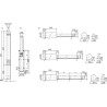 Pompe de puits sub twu 4 plug & pump0405-em- pompe immergée multicellulaire 4''. pour forages, citernes, l'arrosage et l'irrigation pour le pompage de l'eau sans fibre Réf. 6049385