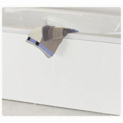 Façade de baignoire largeur 180 16 mm hydrofuge mélaminé blanc 4 chants minces hauteur 535+vérins réglables - COMPLI'S réf. B10G22180H