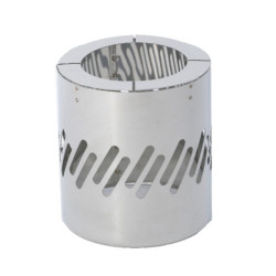 Collerette de ventilation Inox élement du kit TEN pression réf. 115185