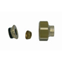 Raccord eurocône 3/4" à compression pour tube ClimaComfort S5 10,5x1,3mm réf. 1409040004