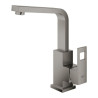 Mitigeur monocommande lavabo taille L Eurocube Hard Graphite brossé Réf. 23135AL0