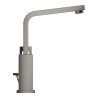 Mitigeur monocommande lavabo taille L Eurocube Hard Graphite brossé Réf. 23135AL0