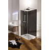Colonne de douche thermostatique Strayt chrome réf. E98321-CP