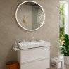 Mitigeur lavabo 110 Tecturis S Fine CoolStart sans tirette ni vidage Blanc mat Réf. 73321700