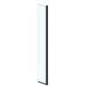 Volet mobile pour paroi Walk-in ALTERNA PLENITUDE WALK largeur 30 cm profilé noir mat, verre transparent traité anticalcaire