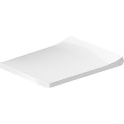 Abattant Viu amovible, charnières inox, sans amortisseur de fermeture, blanc Réf. 21110000