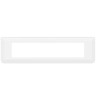 Legrand - plaque de finition horizontale Mosaic pour 10 Modules blanc Réf. 078810L