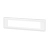 Legrand - plaque de finition horizontale Mosaic pour 10 Modules blanc Réf. 078810L