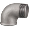 Coude 90° fonte malléable noir 92 mâle-femelle 26x34 réf.092026N