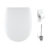Pack ARIANE + porte-balai + porte-papier soft white Réf. 7PA044005