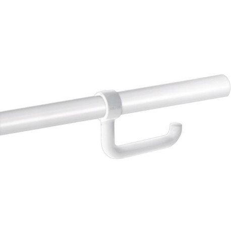 Porte-papier WC, poignée D 32 à 34 mm blanc réf. 510081N