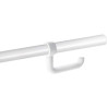 Porte-papier WC, poignée D 32 à 34 mm blanc réf. 510081N