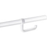 Porte-papier WC, poignée D 32 à 34 mm blanc réf. 510081N