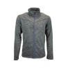 Sweat zippé gris chiné T.M Novipro