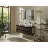 Mitigeur de lavabo VIVENIS 250  bec haut sans tirette ni vidage Noir mat Réf. 75042670