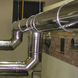 Collier mural CONDENSOR INOX 316 L, diamètre 200 mm CMI 200 SLCD Réf. 45200175/9999