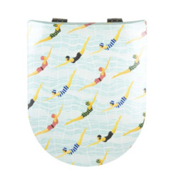 Abattant WOOD SLIM Swim descente manuelle déclipsable Réf. 7WD12287701