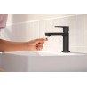 Mitigeur de lavabo 110  Rebris S CoolStart sans tirette ni vidage Noir mat Réf. 72520670