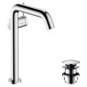 Mitigeur lavabo 240 Tecturis S Fine CoolStart, bonde Push-Open Chromé Réf. 73370000