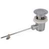 Bonde pour lavabo auto laiton chromé brillant L3212 réf.501030