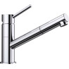 Mitigeur monotrou avec bec tube orientable BLANCO KANO-S avec douchette couleur chromé garantie 2 ans Réf. 521503