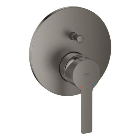 Mitigeur mécanique 2 sorties avec inverseur Lineare Hard Graphite brossé Réf. 24064AL1