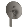 Mitigeur mécanique 2 sorties avec inverseur Lineare Hard Graphite brossé Réf. 24064AL1