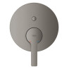 Mitigeur mécanique 2 sorties avec inverseur Lineare Hard Graphite brossé Réf. 24064AL1