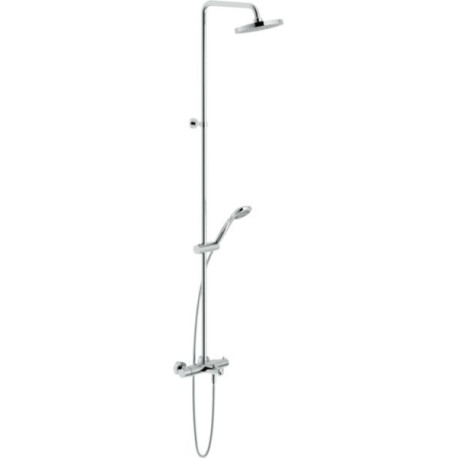 Colonne de bain douche tago chrome mitigeur thermostatique mural réf. TG85310/30CR