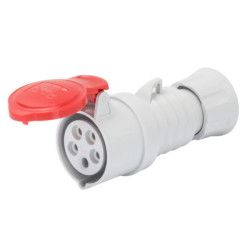 Prise mobile droite hp - ip44/ip54 - 3p+n+t 16a 380-415v 50/60hz - rouge - 6h - cablage rapide Réf / GW62009FH
