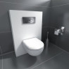 Revêtement prêt à poser wedi I Board TOP revêtement carbon noir 1245x1200 mm Réf. 73964252