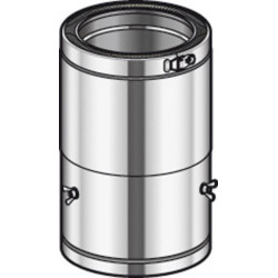 Elément droit Therminox TI longueur 30-45 cm diamètre 150 mm Réf. 21150044/9999