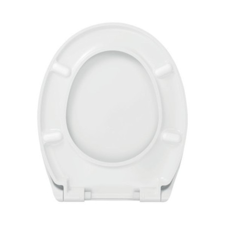 Abattant en résine thermodurcissable, Esterel Premium, bactéricide, blanc, à fermeture ralentie, 2,3 kg réf. 95900310