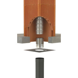 Terminal inox 200 - 206 à visser pour Tenliss isolé réf. 883200