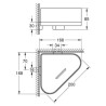 Porte-savon d'angle avec support Selection Warm Sunset Réf. 41038DA0
