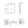 Plaque infrarouge pour réservoir Tectron Bau E matt black Réf. 39881KF0