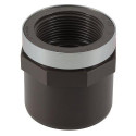 Manchon mixte taraudé avec bague de renfort SYSTEM'O PVC Femelle-Mâle diamètre : 50/63-40x49 HMM50