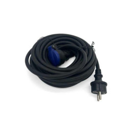Rallonge HO7 RN-F 3G1.5mm² avec prise secteur mâle/femelle 230V IP44 - 10m