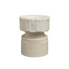 Raccord à visser TOUTFLEX blanc 1"1/4 pour tube de vidage Réf. 215-EMVS1/4