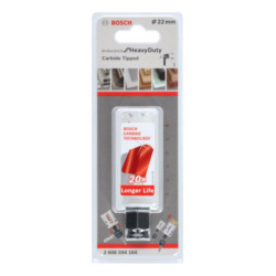 Scie trépan carbure Heavy Duty - 22 mm Réf. 2608594164