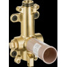 Corps d'encastrement Axor STARCK Shower pour robinet d'arrêt 15 x 21, chromé réf. 10971180