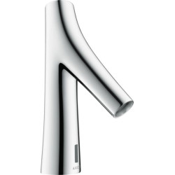 Robinetterie électronique Axor Starck pour lavabo sans manette de réglage de température sur batterie réf. 12172000