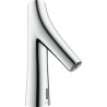 Robinetterie électronique Axor Starck pour lavabo sans manette de réglage de température sur batterie réf. 12172000