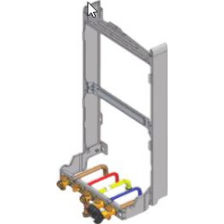 Dosseret standard iDOS GA 5 type 1ère installation pour mégalis iCONDENS réf : 7716780413