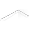 Barre d'appui CONFORT H 900 gauche en angle 67 x 101 cm, chromé Réf. AH994DCR
