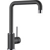 Mitigeur monotrou à col de cygne orientable BLANCO MILI sans douchette couleur SILGRANIT Look Anthracite garantie 2 ans Réf. 523103