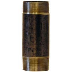 Mamelon 530 tube soudé filetage conique longueur 2000mm noir D26x34 réf.530N200026